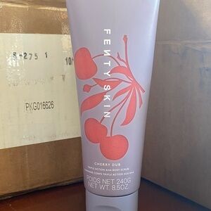 Fenty Skin Cherry Dub Body Scrub - Lavender and Pink